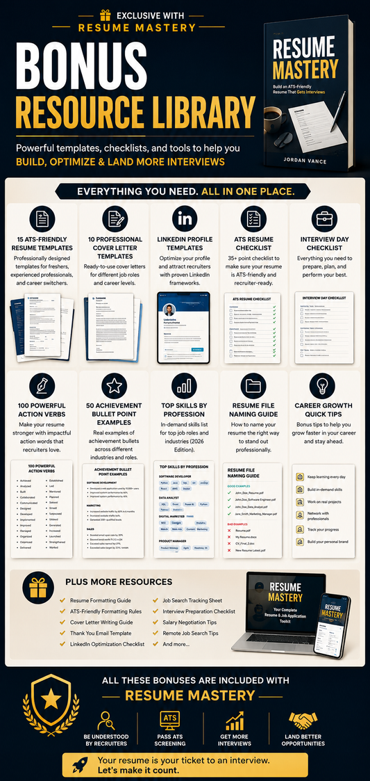 Resume Mastery by Jordan Vance