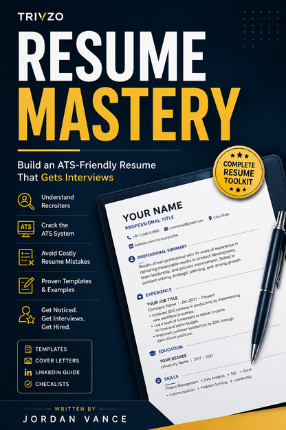 Resume Mastery by Jordan Vance