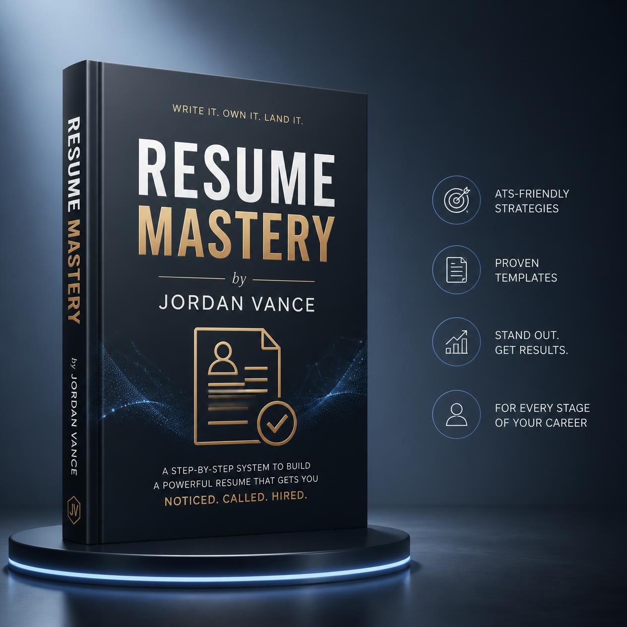 Resume Mastery by Jordan Vance